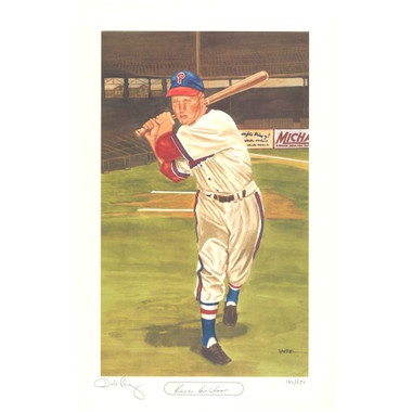 Richie Ashburn Autographed 11x17 Perez-Steele Original Lithograph Ltd Ed of 850