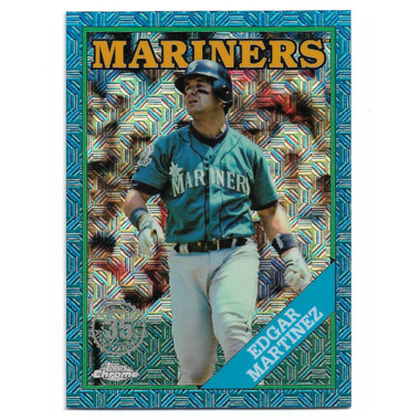 1988 Fleer Baseball 378 Edgar Martinez Rookie Seattle 