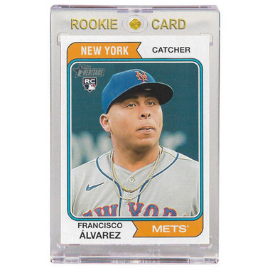 Francisco Alvarez New York Mets 2023 Topps Heritage # 388 Rookie Card