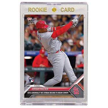 2022 Topps Chrome Update Red Refractor Jake Walsh Rookie RC #/25 Cardinals