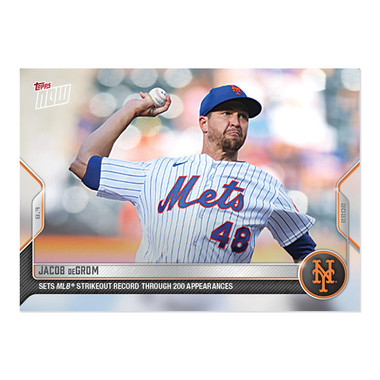 Jacob DeGrom 2022 Topps Now Card # 671