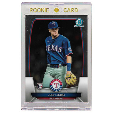 Josh Jung Texas Rangers 2023 Bowman Chrome # 21 Rookie Card