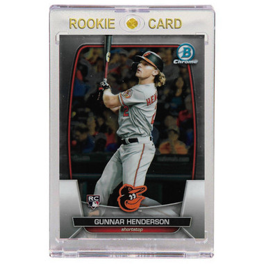 Gunnar Henderson Baltimore Orioles 2023 Bowman Chrome # 10 Rookie Card