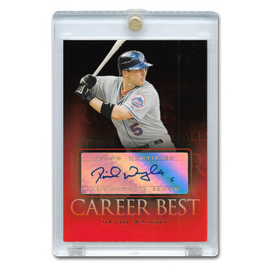 David Wright Autographed Card 2019 Topps Career Best # CBA-DW1