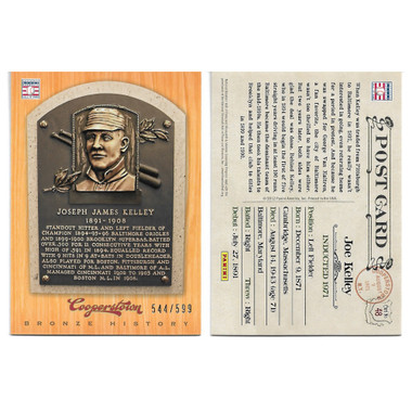 Joe Kelley 2012 Panini Cooperstown Bronze History Baseball Card Ltd Ed of 599