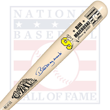 Bill Mazeroski Autographed Hall of Fame 2001 Induction Bat Limited Edition of 12 (JSA)