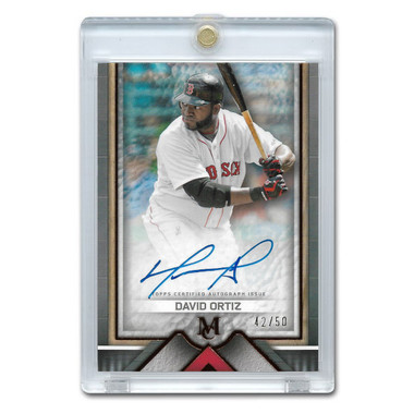 David Ortiz Autographed Card 2023 Topps Museum Archival Copper #AA-DO Ltd Ed of 50