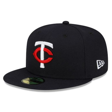 Men's New Era Minnesota Twins Navy On-Field 59FIFTY Fitted Cap