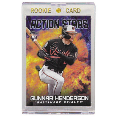Gunnar Henderson Baltimore Orioles 2023 Topps Update Action Stars # 2 Rookie Card