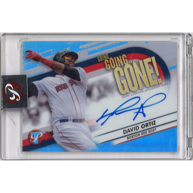 David Ortiz Autographed Card 2023 Topps Pristine Going, Going, Gone #GA-MP Ltd Ed of 75