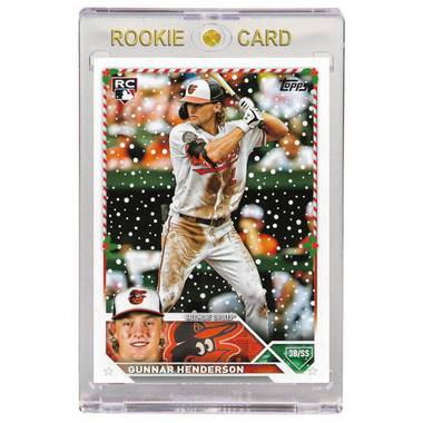 Gunnar Henderson Baltimore Orioles 2023 Topps Holiday # H4 Rookie Card