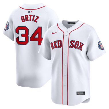 Men’s Nike David Ortiz Vapor Premier Limited Boston Red Sox Home Replica Jersey