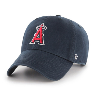 Men’s ’47 Brand Los Angeles Angels Navy Clean Up Adjustable Cap