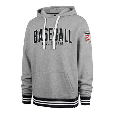 Men’s ’47 Baseball Hall of Fame Eastport Grey Hooded Pullover Sweatshirt