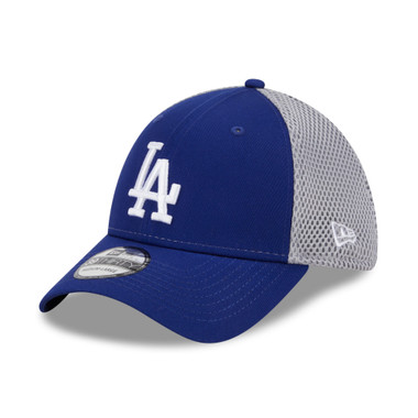 Men’s New Era Los Angeles Dodgers EG Neo 39THIRTY Blue and Grey Flex Fit Cap