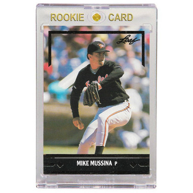 Mike Mussina Baltimore Orioles 1991 Leaf Gold Rookies # 12 Rookie Card