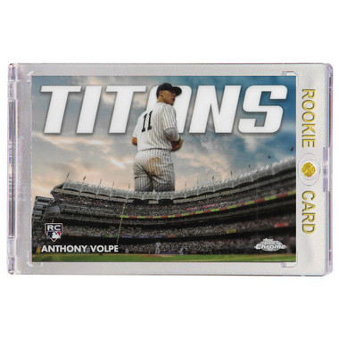 Anthony Volpe New York Yankees 2023 Topps Chrome Titan # 19 Rookie Card