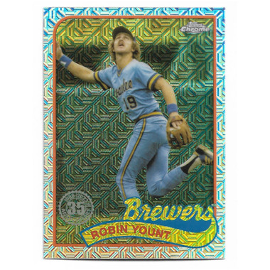 Robin Yount 2024 Topps Series 1 35th 1989 Silver Pack Chrome # 4