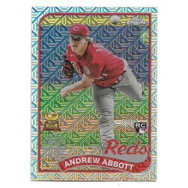 Andrew Abbott 2024 Topps Series 1 35th 1989 Silver Pack Chrome # 8 Rookie Card