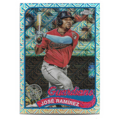 Jose Ramirez 2024 Topps Series 1 35th 1989 Silver Pack Chrome # 35