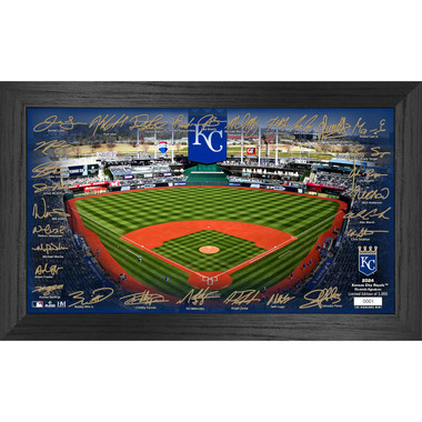 Highland Mint Kansas City Royals 2024 Framed 12 x 20 Signature Field