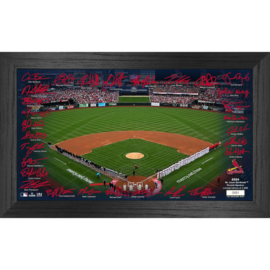 Highland Mint St. Louis Cardinals 2024 Framed 12 x 20 Signature Field