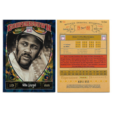 Willie Stargell 2013 Panini Cooperstown Blue Crystal # 83 Ltd Ed of 499