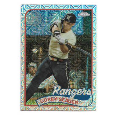 Corey Seager 2024 Topps Series 1 35th 1989 Silver Pack Chrome # 9