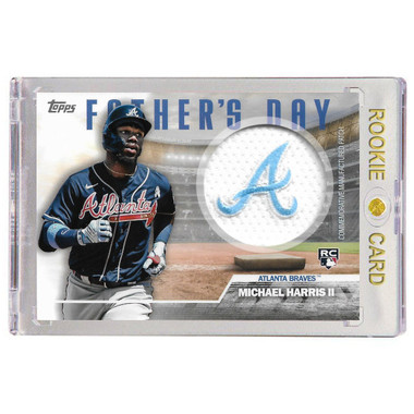 Michael Harris II Atlanta Braves 2023 Topps Father's Day Team Patch # FD-MH Rookie Card