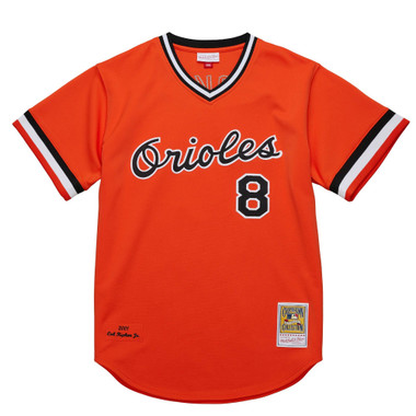 Men s Nike Cal Ripken Jr. Baltimore Orioles Cooperstown Collection Name Number Orange T Shirt