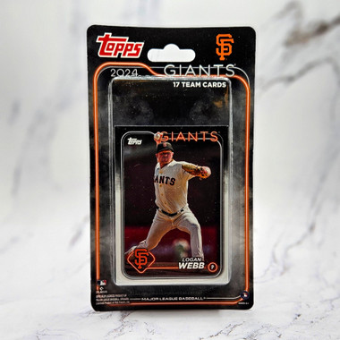 Topps San Francisco Giants 2024 Baseball Cards 17-Card Team Set