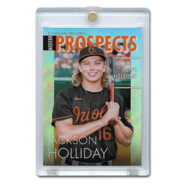 Jackson Holliday 2023 Bowman Modern Prospects # 4 Pre-Rookie Card