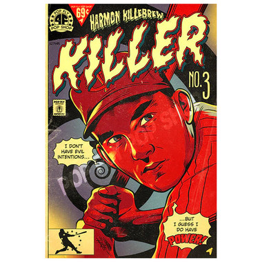 Harmon Killebrew Pop Fly 2024 Killer 7" x 10.5" Limited Edition Art Print #155 Ltd Ed of 220