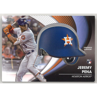 Jeremy Pena Houston Astros 2022 Topps Update Commemorative Batting Helmet Rookie Card