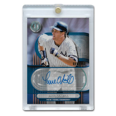 Paul O'Neill Autographed Card 2024 Topps Tribute Blue # TA-PO Ltd Ed of 150