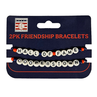 Baseball Hall of Fame Friendship Bracelet Pack of 2