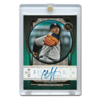 C.C. Sabathia Autographed Card 2022 Topps Five Star Green # FSA-CS Ltd Ed of 75