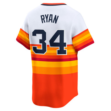 Men’s Nolan Ryan Nike Vapor Premier Limited Houston Astros Sunset Replica Jersey