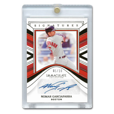 Nomar Garciaparra Autographed Card 2023 Panini Immaculate Signatures # IS-NG Ltd Ed of 10