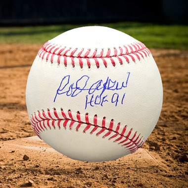 Rod Carew Autographed Rawlings ML Baseball with HOF 91 Inscription (JSA)