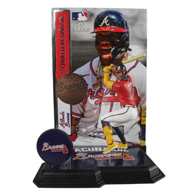 Ronald Acuna Jr. Atlanta Braves MLB 7" Figure McFarlane's SportsPicks Variant Red Jersey