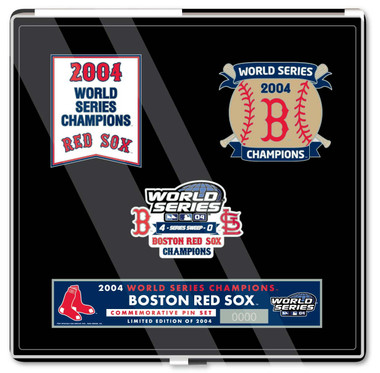 2004 Boston Red Sox World Series Champions Limited Edition Pin Set