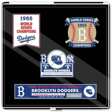1955 Brooklyn Dodgers World Series Champions Limited Edition Pin Set