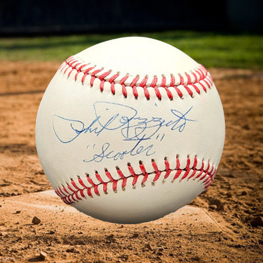Phil Rizzuto Autographed Rawlings AL Baseball with Scooter Inscription (JSA-67)