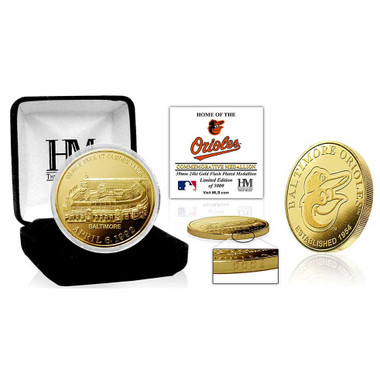 Oriole Park at Camden Yards 24kt Gold Flash Plated Limited Edition Mint Coin