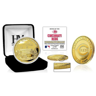 Great American Ball Park 24kt Gold Flash Plated Limited Edition Mint Coin