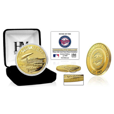 Target Field 24kt Gold Flash Plated Limited Edition Mint Coin