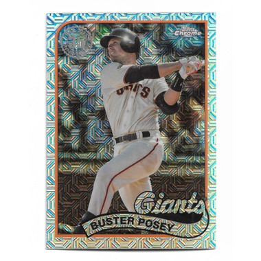 Buster Posey 2024 Topps Series 1 35th 1989 Silver Pack Chrome # 11