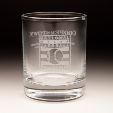 Hall of Fame Cooperstown Distillery 2 ounce Circle Shot Glass