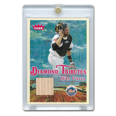 Mike Piazza 2005 Fleer Tradition Diamond Tributes Game Bat # DT/MP